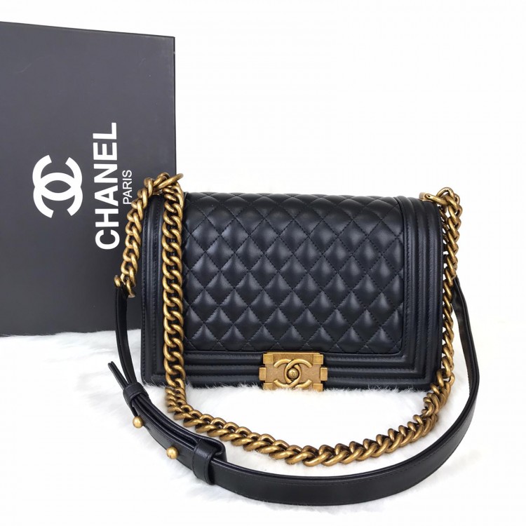 CHANEL BOY CLASSİC GOLD LİMİTED 
